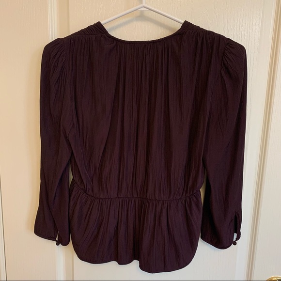 Aritzia x Wilfred Shanina Blouse - XS in Plum/Purple - Picture 8 of 10